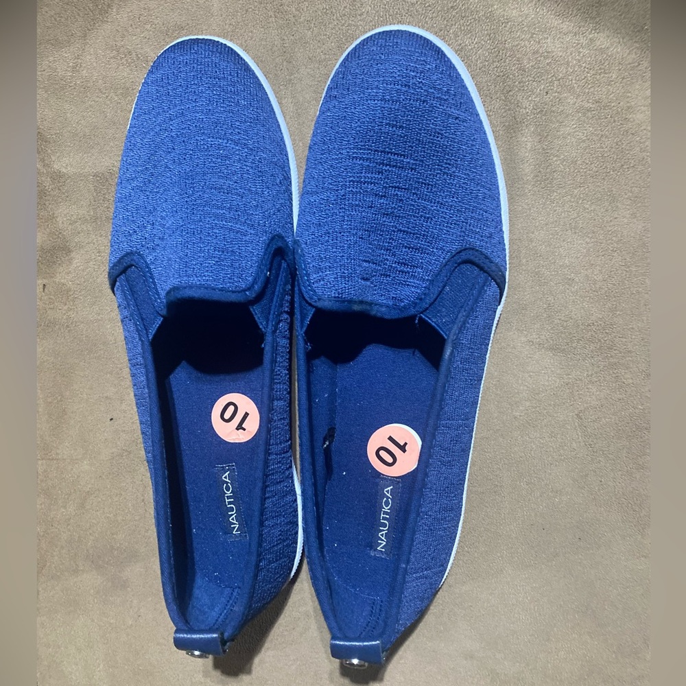 Nautica Navy Blue Slip-ons